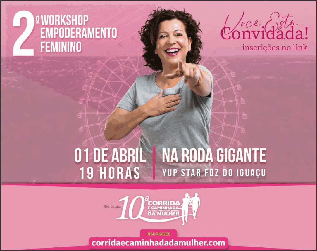 WORSHOP MULHERES EMPODERADAS É DESTAQUE NA PROGRAMAÇÃO 2