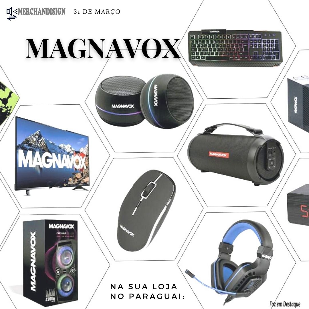 MAGNAVOX, na sua loja no Paraguai merchan-