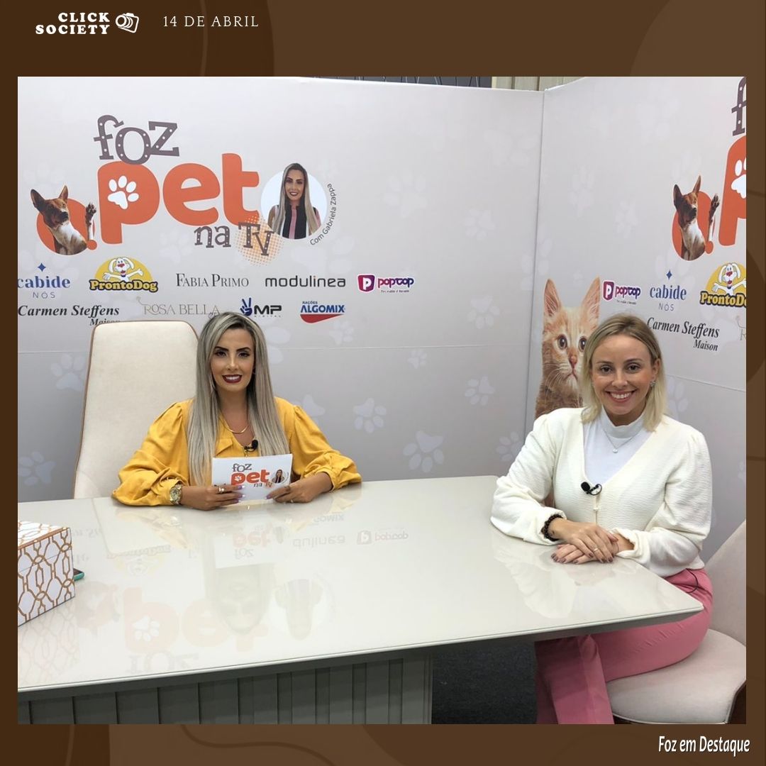 FOZ PET NA TV RECEBE PERSONALIDADES click-pet-blog