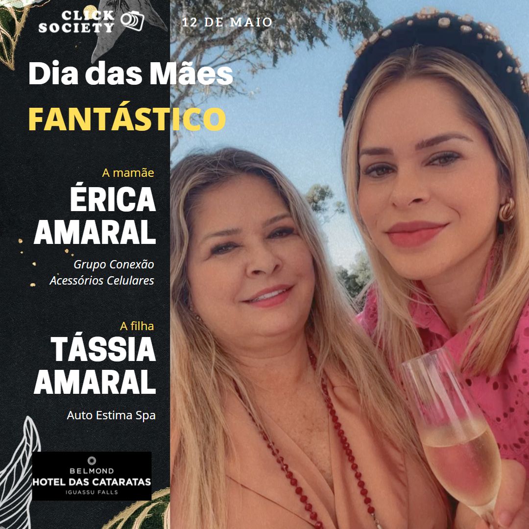 Dia das Mães: ÉRICA AMARAL e a filha TÁSSIA AMARAL vivendo momentos mágicos no BELMONT CATARATAS 15-16