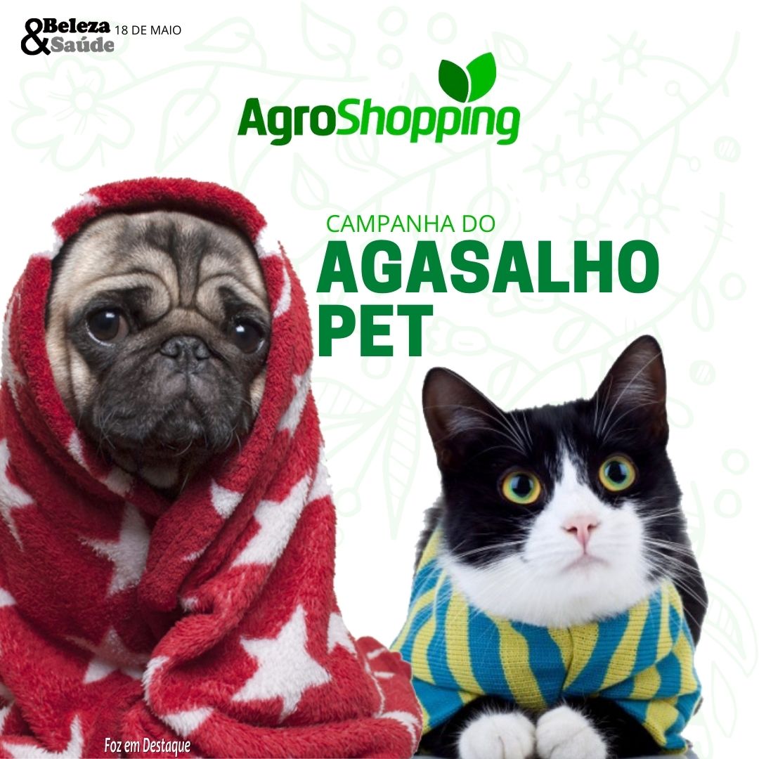 AGROSHOPPING COMEÇA A CAMPANHA DO AGASALHO PET bs - agro