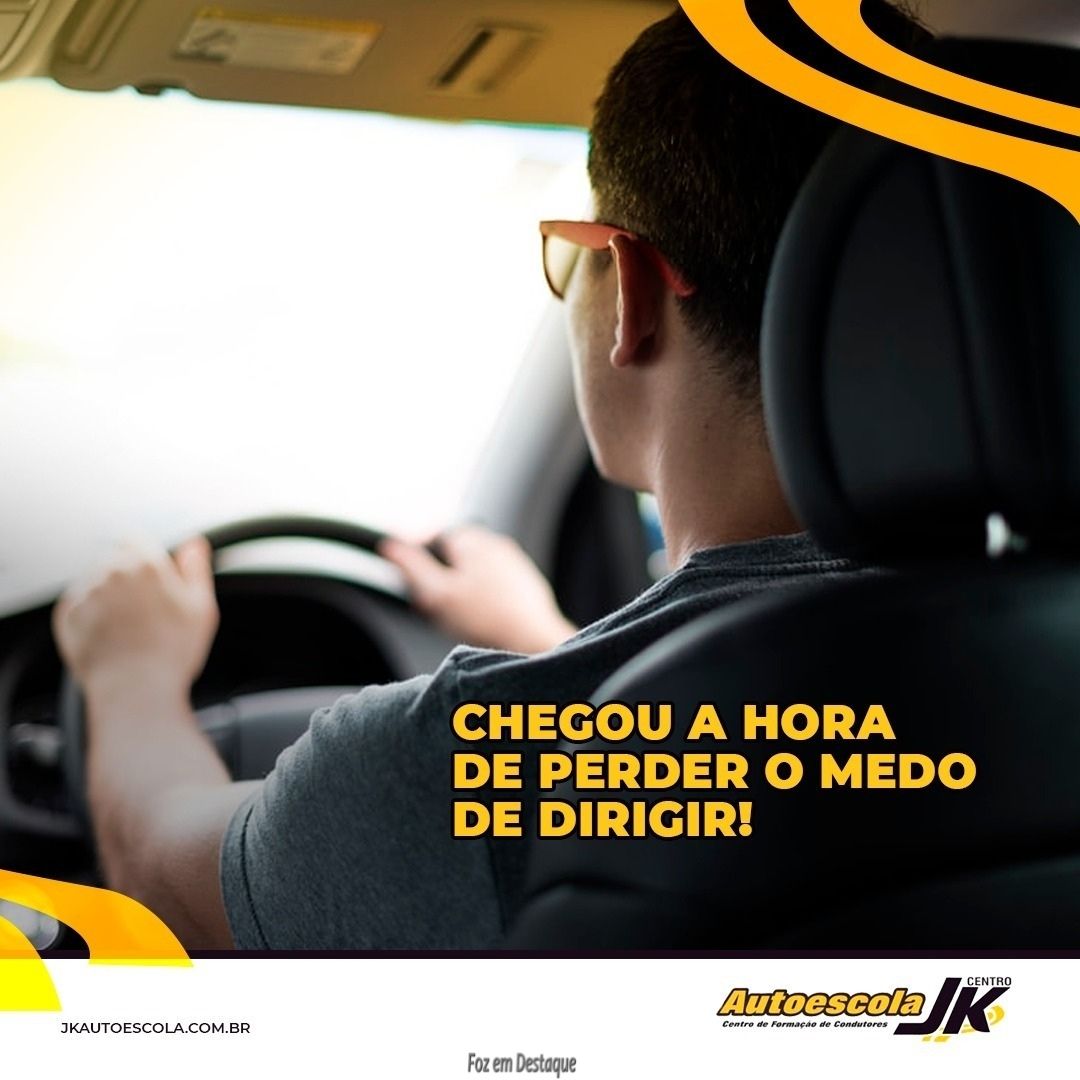 PERCA O MEDO DE DIRIGIR COM A AUTOESCOLA JK bs-jk