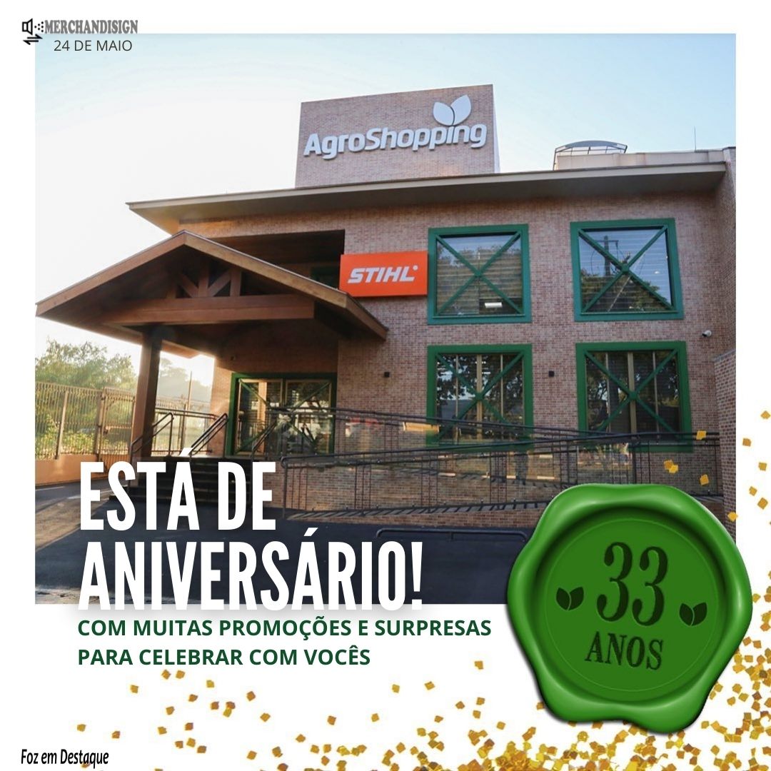 A AGROSHOPPING ESTÁ DE ANIVERSÁRIO!!! merchan-agro-1-1