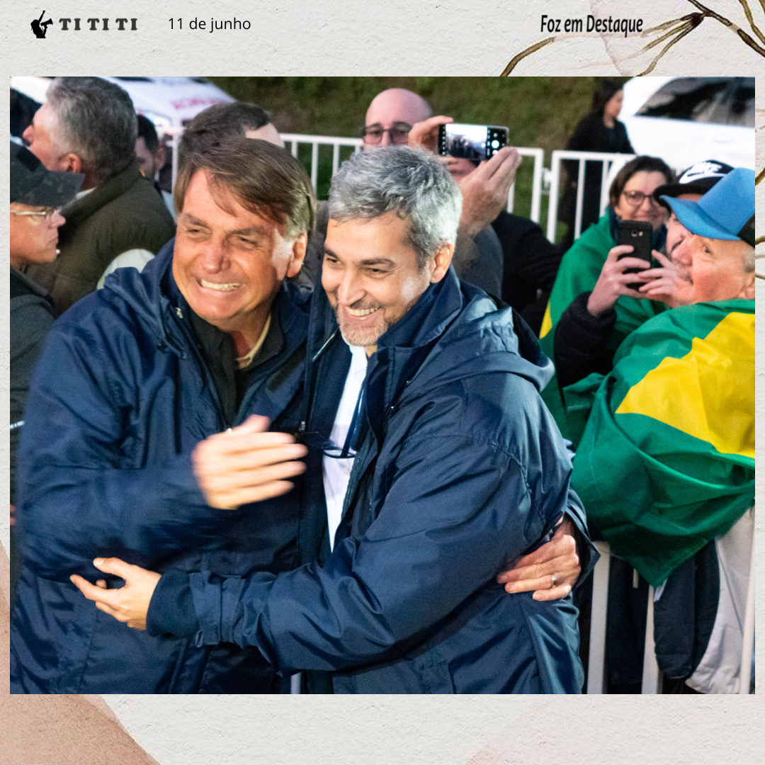 PRESIDENTE BOLSONARO RECEBE PRESIDENTE DO PARAGUAI EM FOZ top prof 7 blog