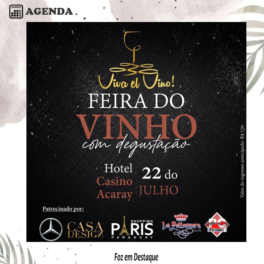 Viva el Vino! acontece nesta sexta-feira 12-22