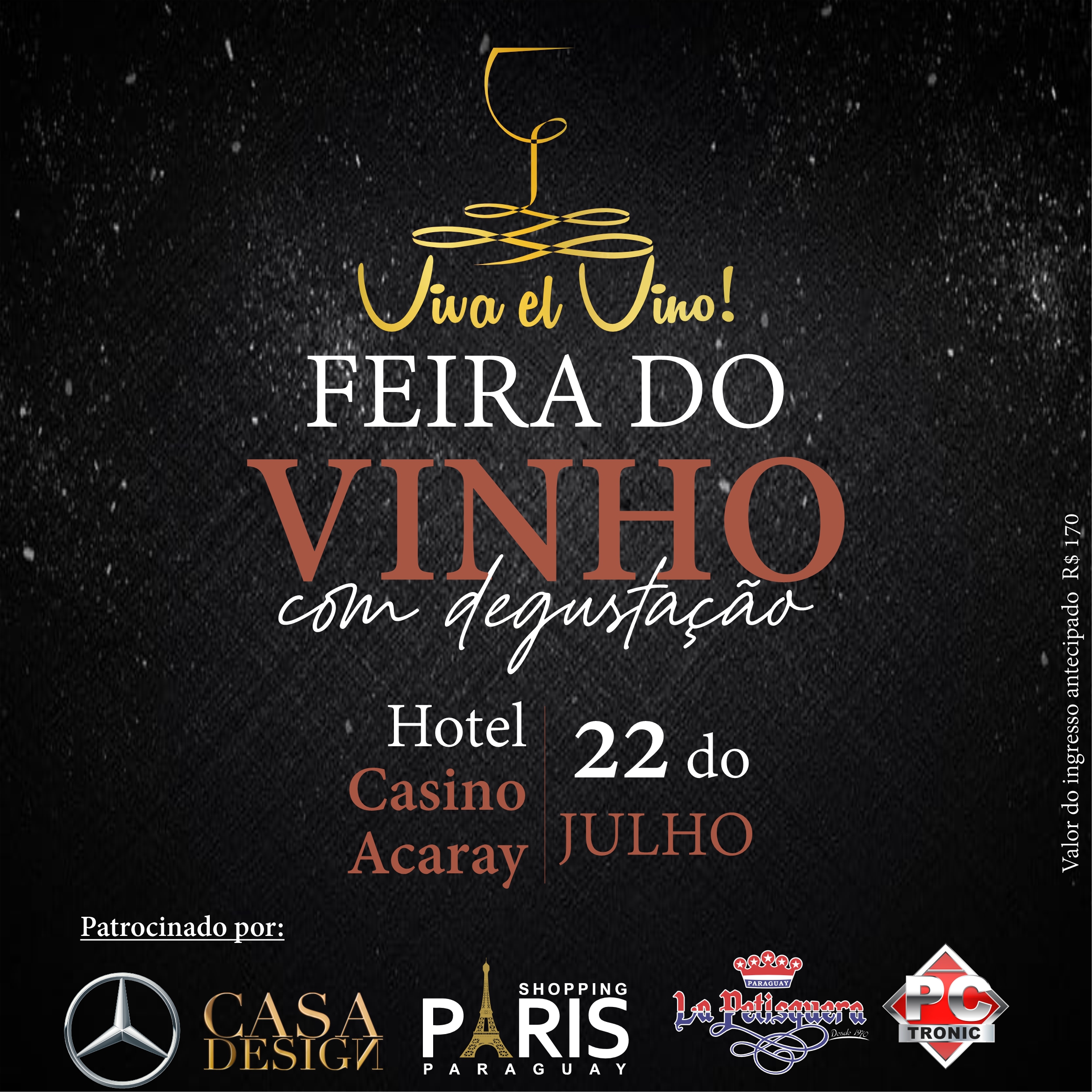 Feira del Vino em Ciudad del Este receberá rótulos do mundo VIVA EL VINO!