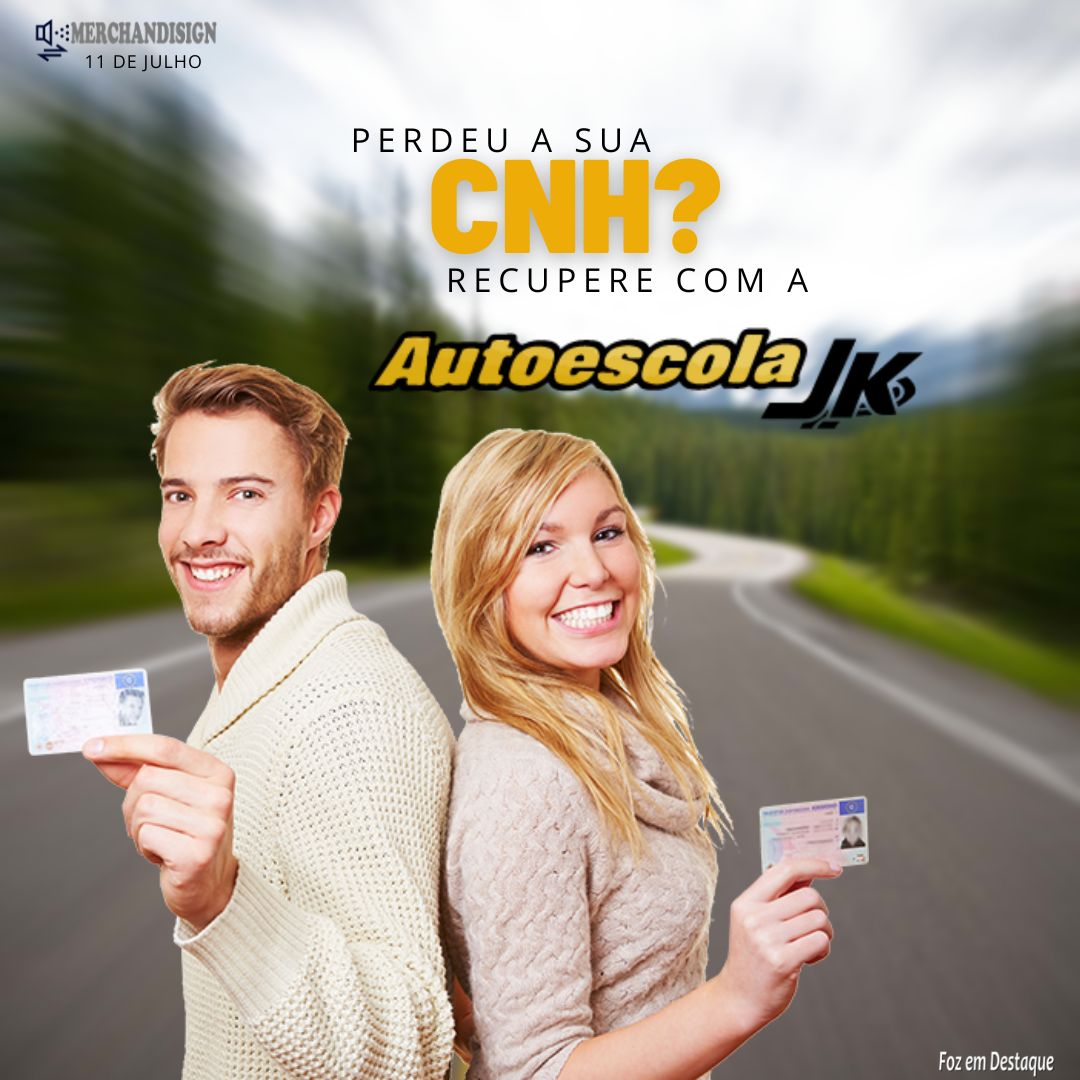 RECUPERE SUA CNH COM A AUTOESCOLA JK! MERCHAN-JK