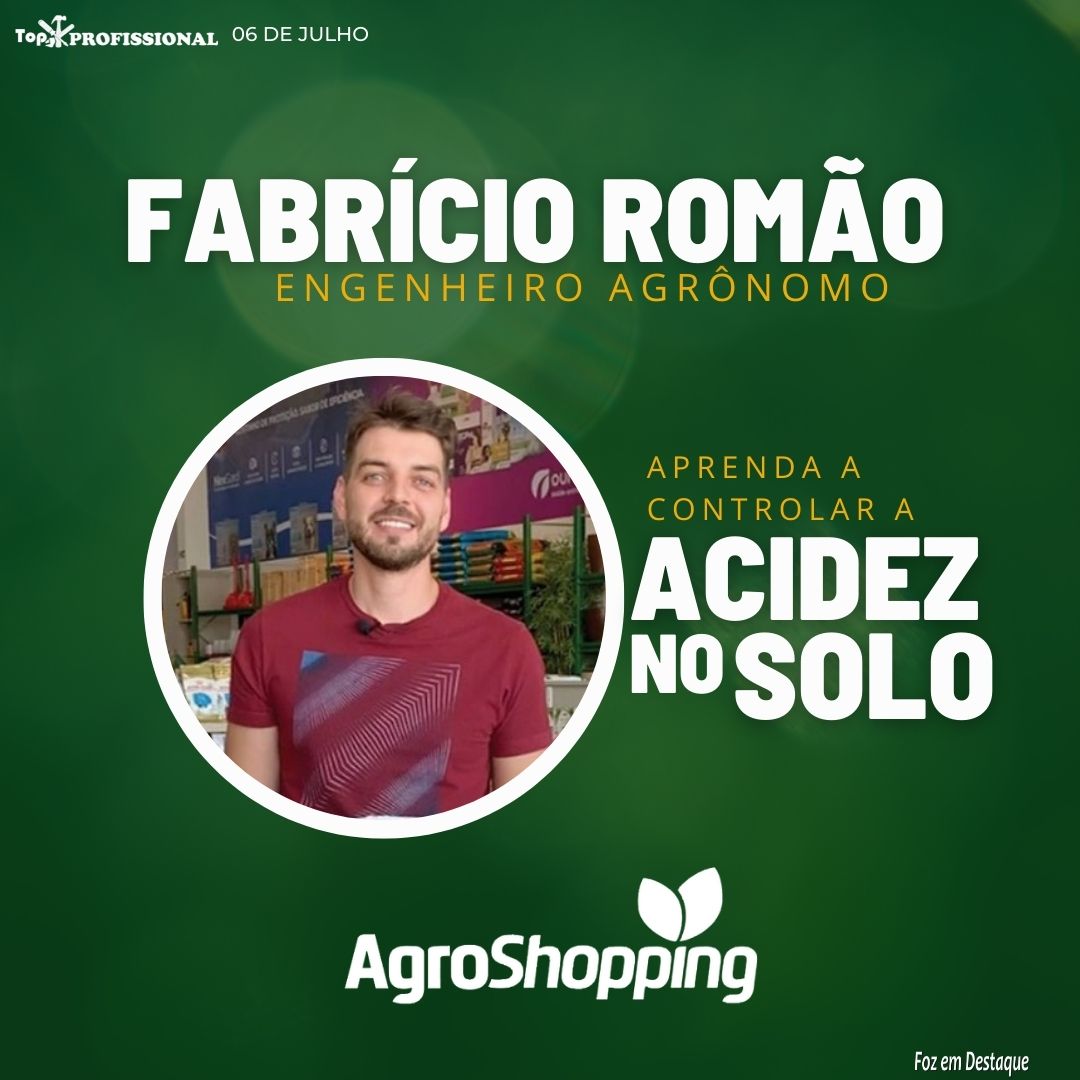 FABRÍCIO ROMÃO, ENSINA A CONTROLAR A ACIDEZ NO SOLO top-prof-agro