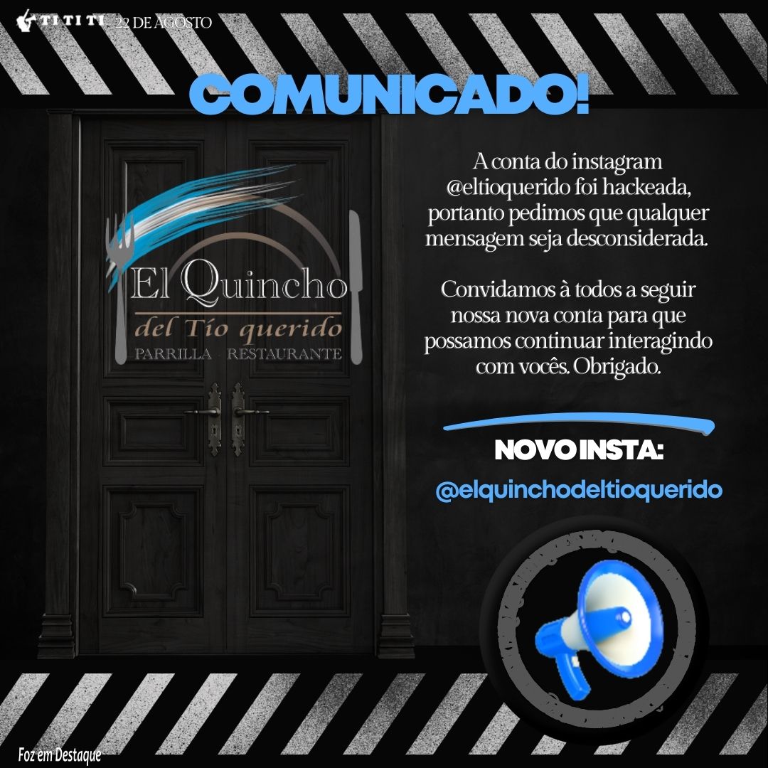 NOVO PERFIL NO INSTAGRAM DO EL QUINCHO DEL TIO QUERIDO tititi-el-quincho
