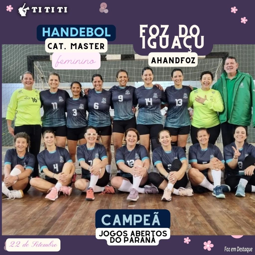 HANDEBOL DE FOZ É CAMPEÃ NO ABERTO DO PARANÁ