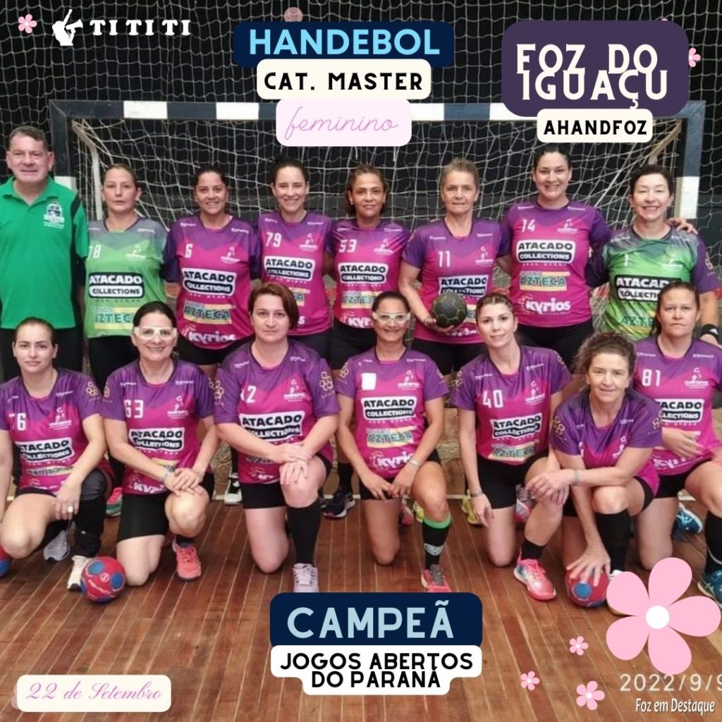 HANDEBOL DE FOZ É CAMPEÃ NO ABERTO DO PARANÁ