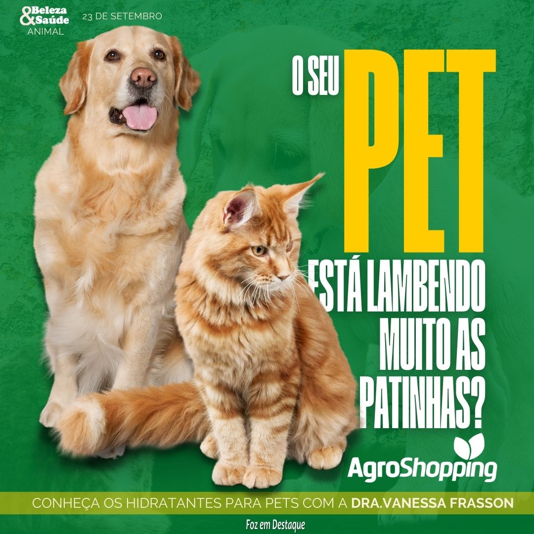 O SEU PET ESTÁ LAMBENDO MUITO AS PATINHAS? bs-agro