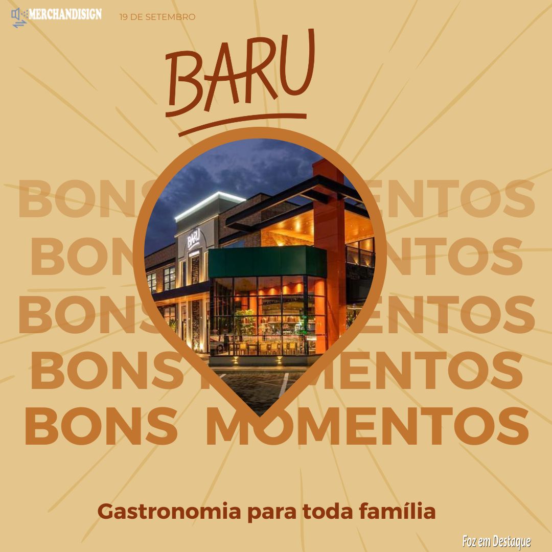 GASTRONOMIA PARA TODA FAMÍLIA merchan-baru-