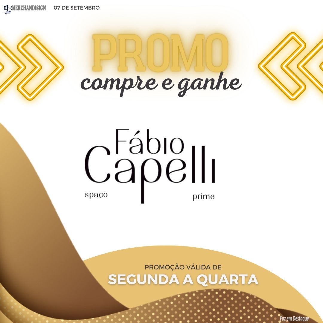 PROMOÇÃO: COMPRE & GANHE! merchan-capelli-1