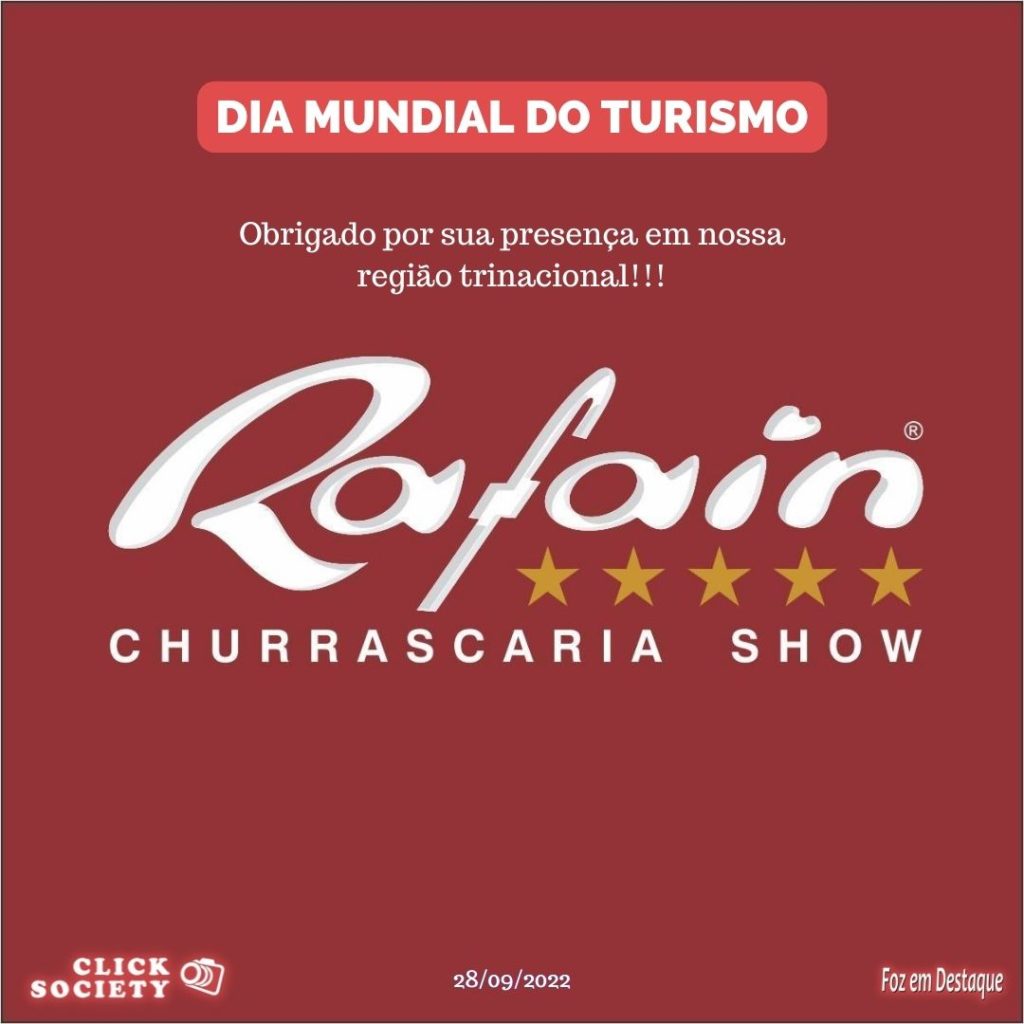Rafain Churrascaria comemora Dia Mundial do Turismo