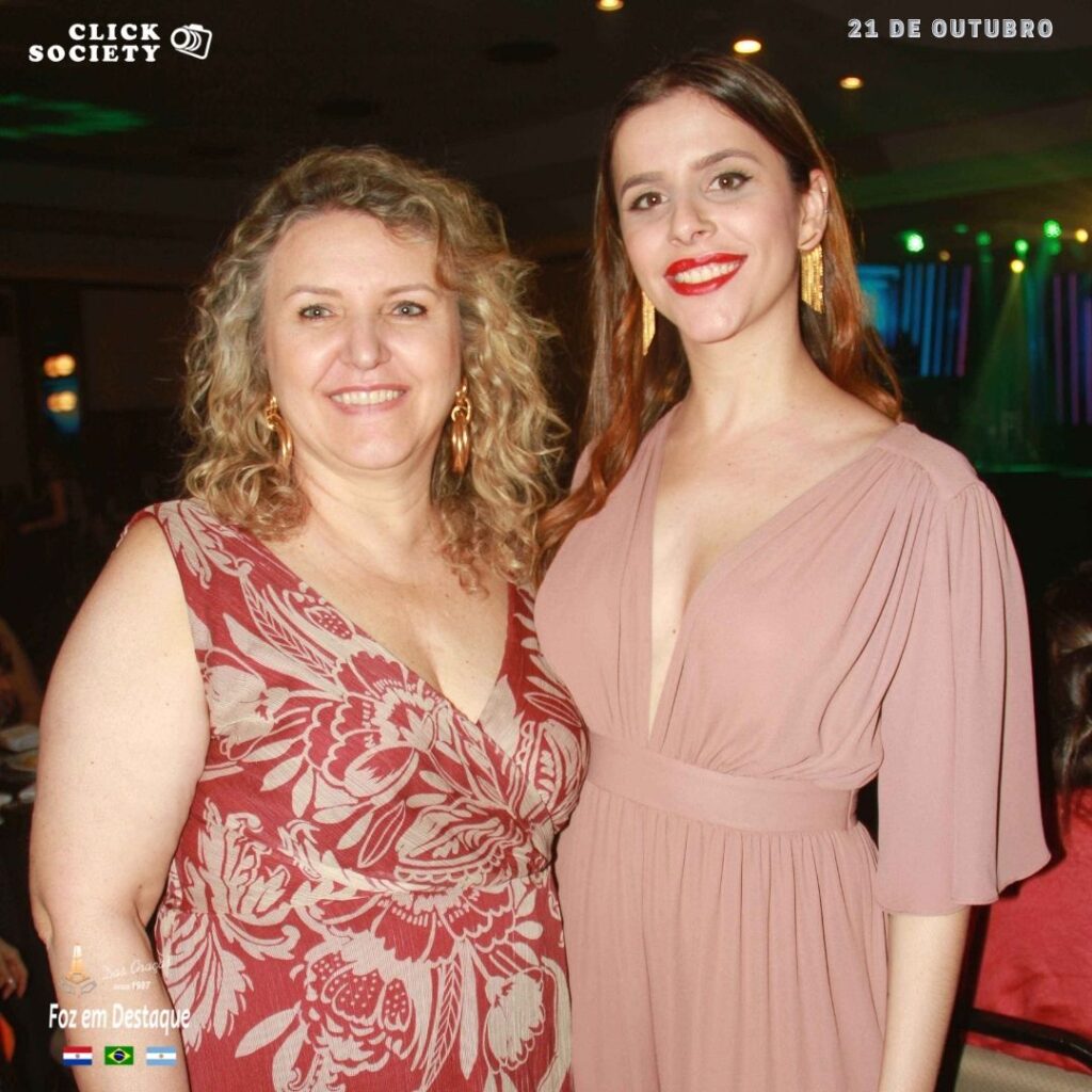 Compasso AEFI Rubi OABFoz LIA MARCON e a filha AMANDA MARCON, da Iguassu Engenharia e Construções.