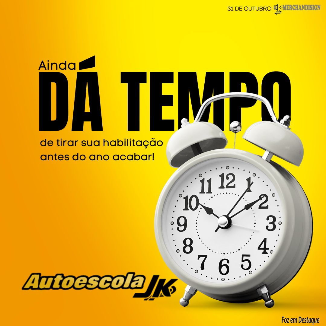 AINDA DÁ TEMPO DE TIRAR SUA HABILITAÇÃO merchan-jk-1-1