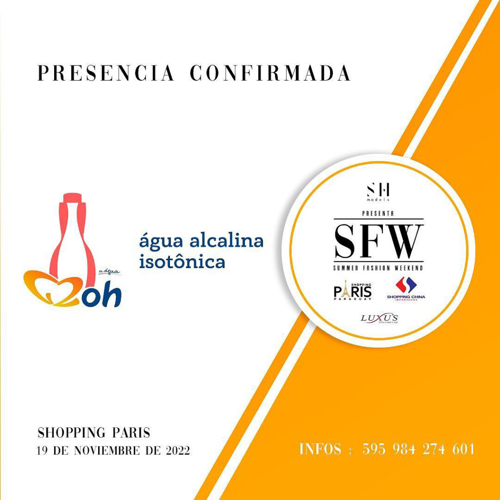 SUMMER FASHION WEEKEND SHOPPINGPARIS OH AGUA ALCALINA ISOTONICA