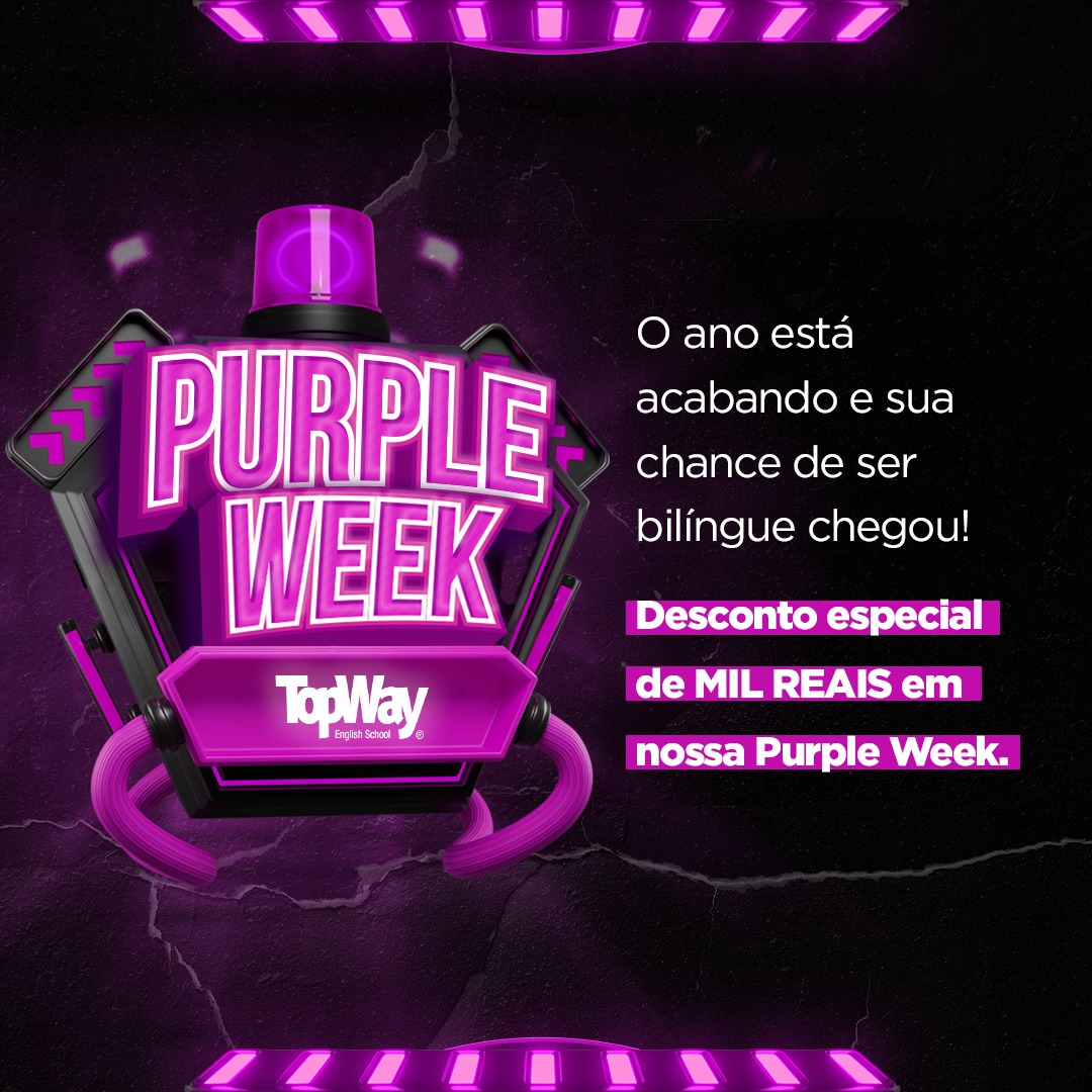 BLACK FRIDAY: TopWay English School aprendizado relâmpago de inglês com descontos e vantagens Somos determinados e focados em nosso objetivo: otimizar o tempo de aprendizado dos alunos, oferecendo a oportunidade de viver um novo idioma.