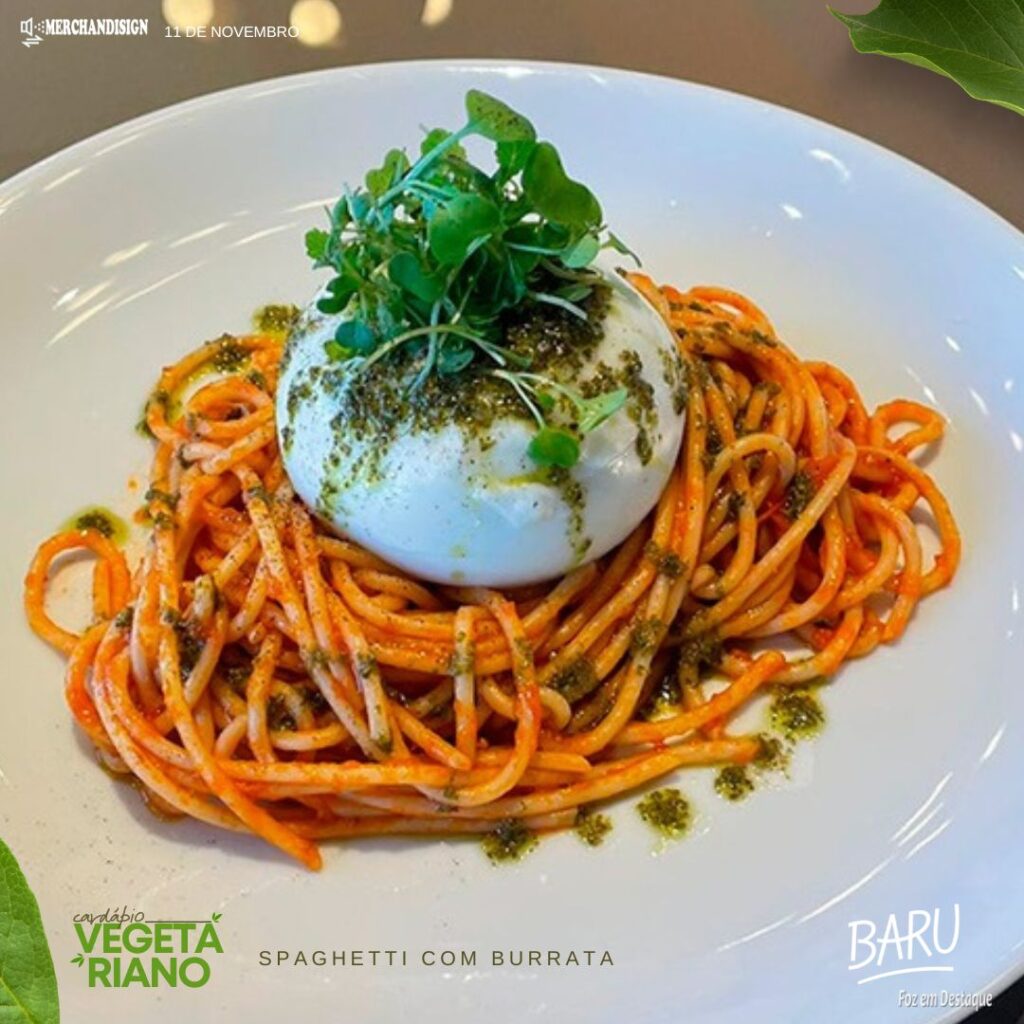 CARDÁPIO VEGETARIANO NO BARU
