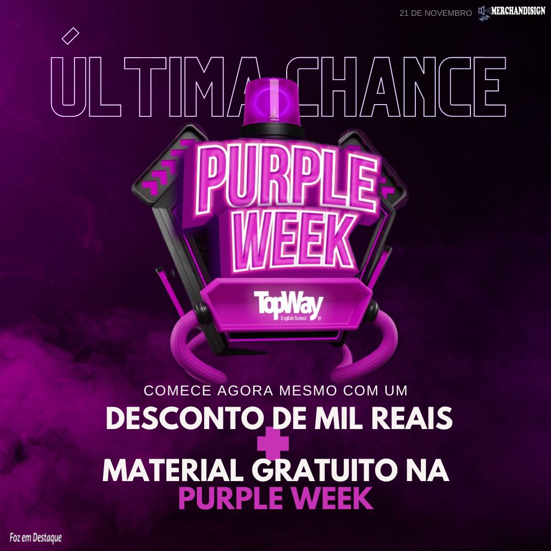 PURPLE WEEK TOPWAY CASCAVEL topway