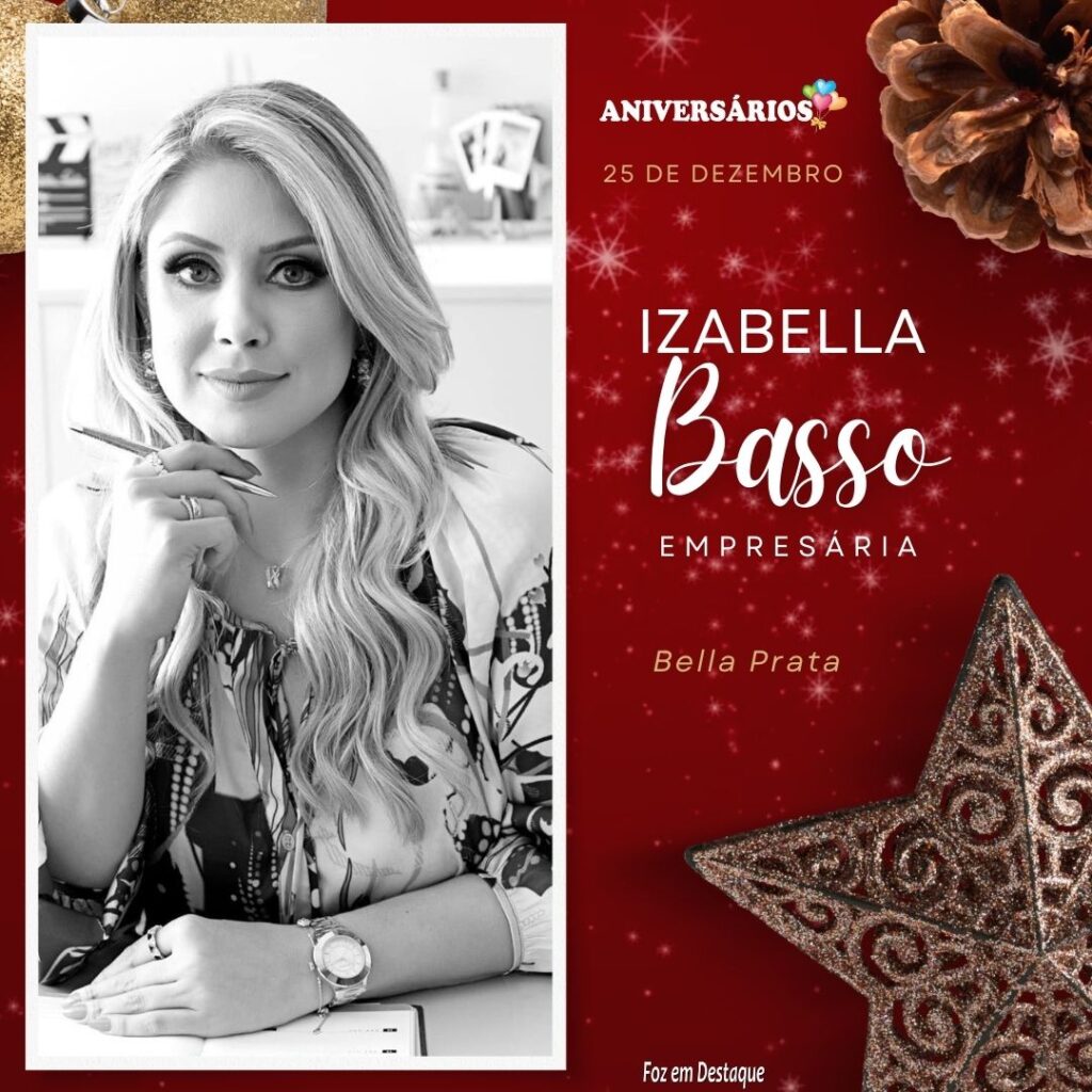 Izabella Basso Aniversários 25 de Dezembro