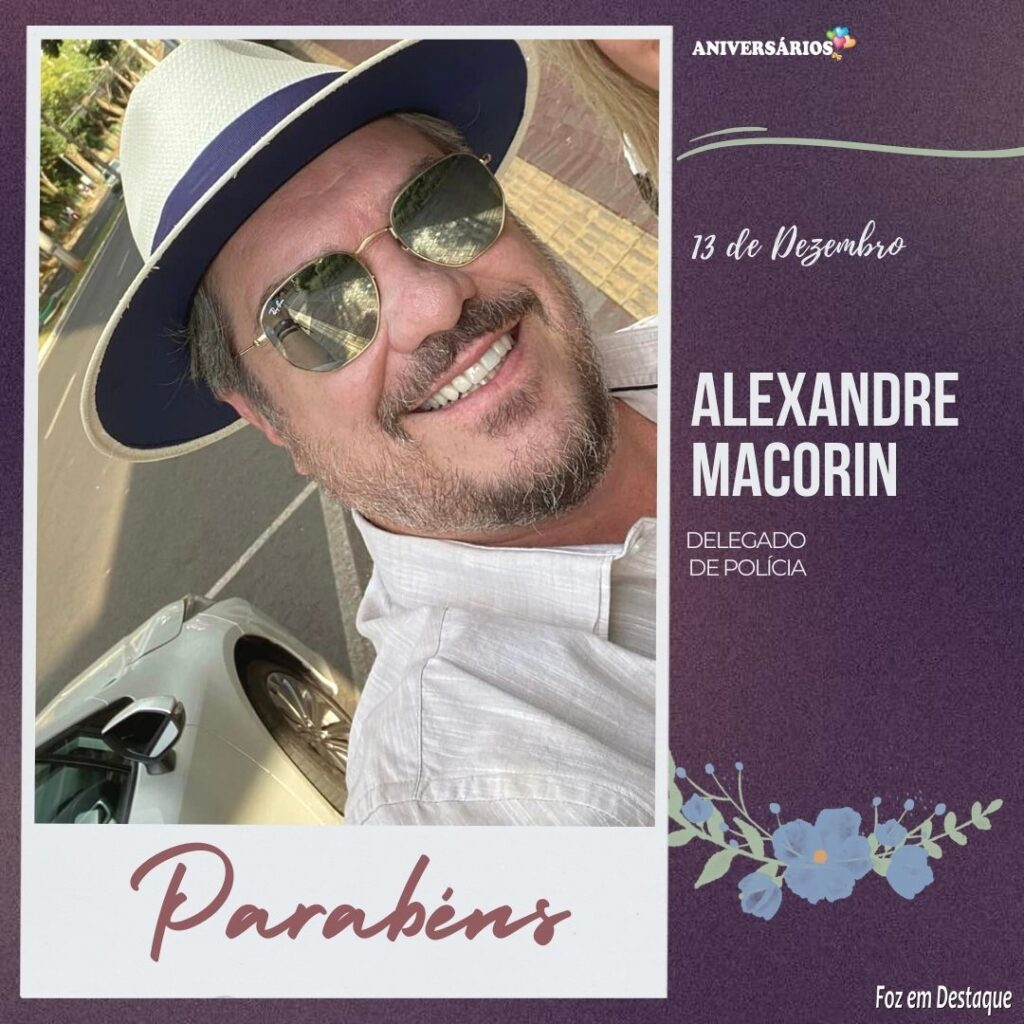 dr Alexandre Marcorin Delegado de Policia
