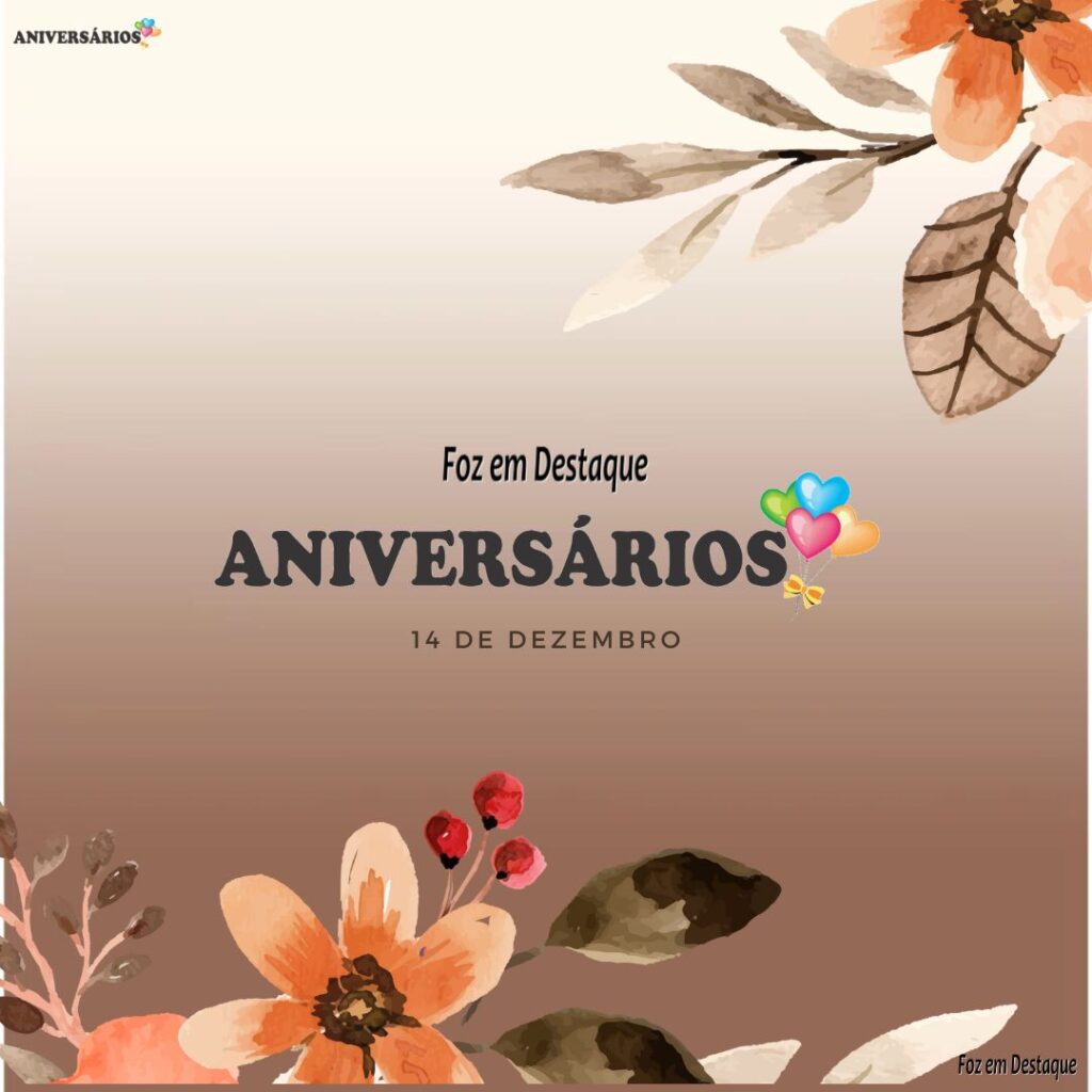Aniversarios 14 de Dezembro