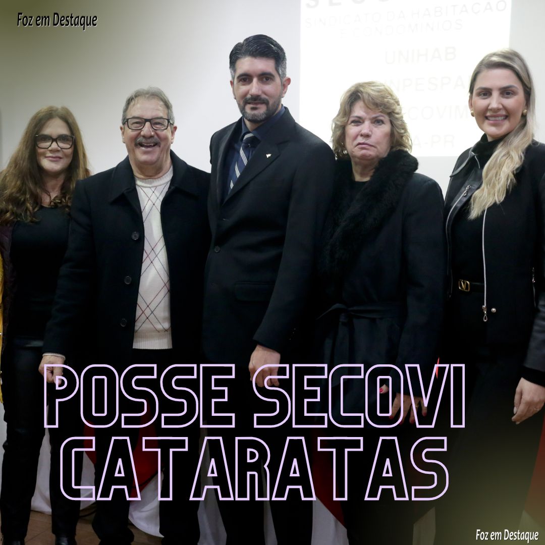 <strong>SECOVI PR - Regional Cataratas empossa nova diretoria</strong> Posse Secovi Peter da Luz