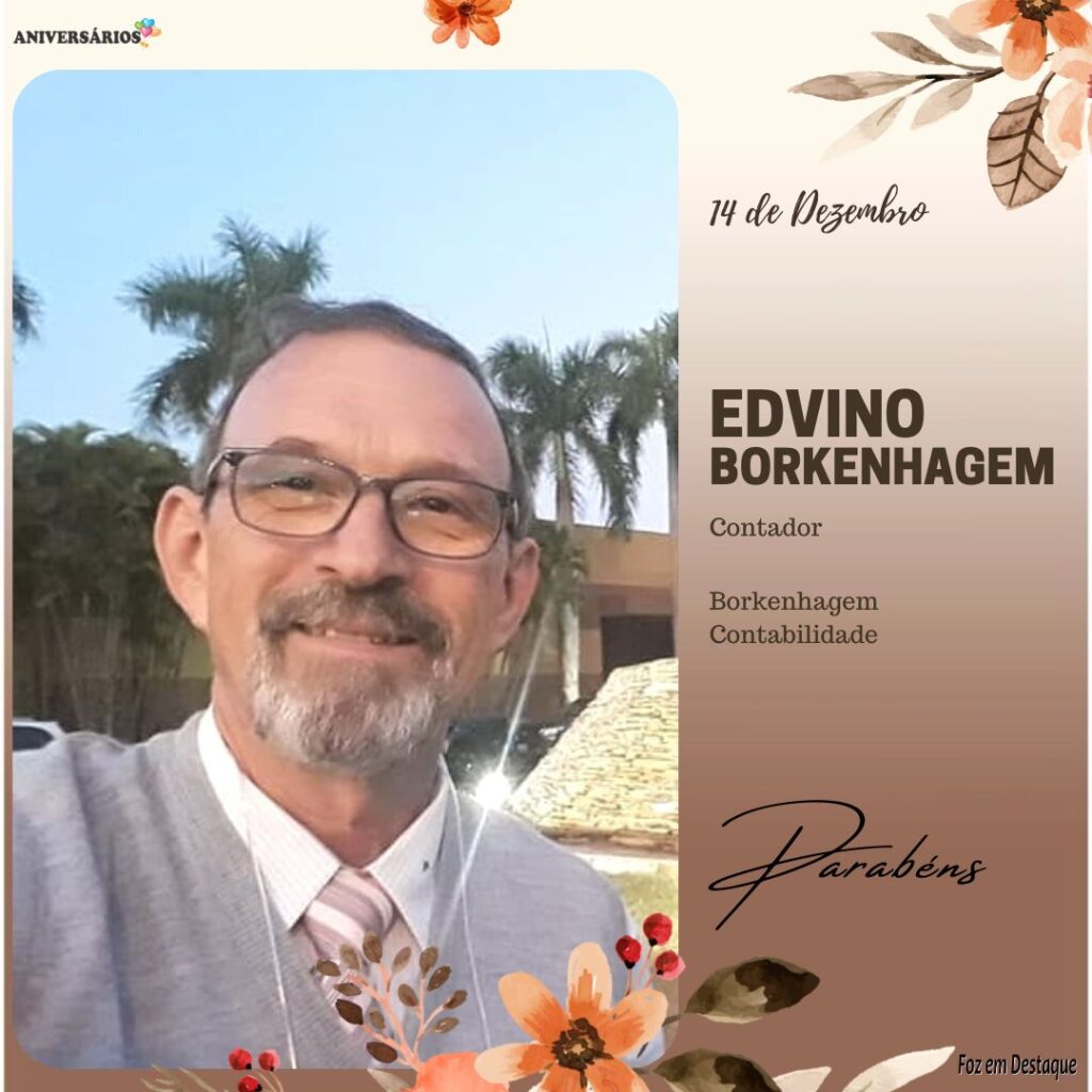 Aniversarios 14 de Dezembro Edvino Borkenhagen