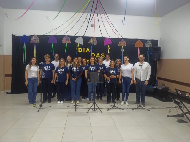 Coral do CAA OAB Foz do Iguaçu no NATAL CORAIS SHOPPING PARIS