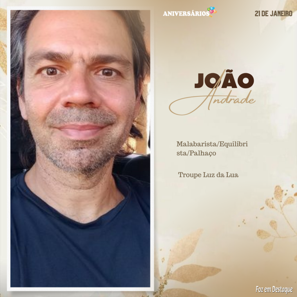 Aniversários 21 de Janeiro - Foz em Destaque João Andrade