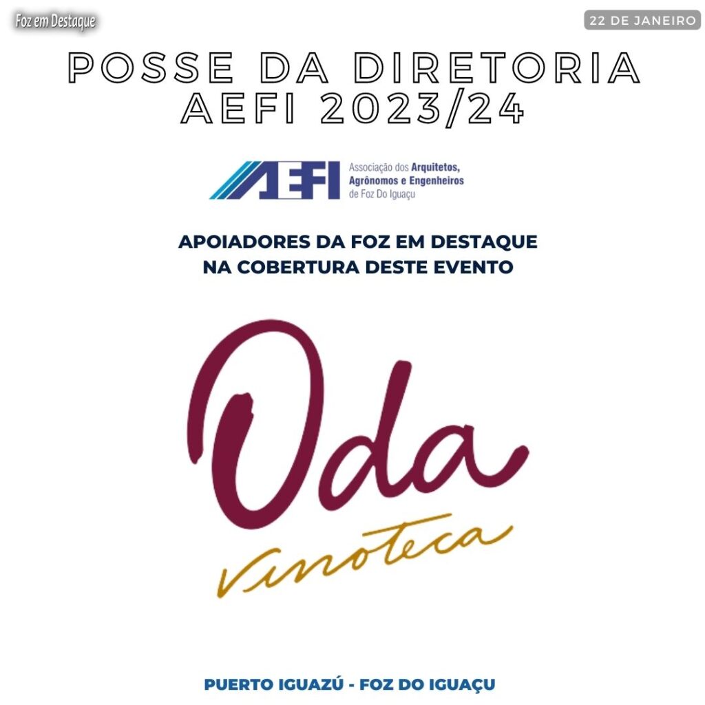 AEFI FOZ DIRETORIA 2023/24 - ODA VINOTECA - ODA VINHOTECA