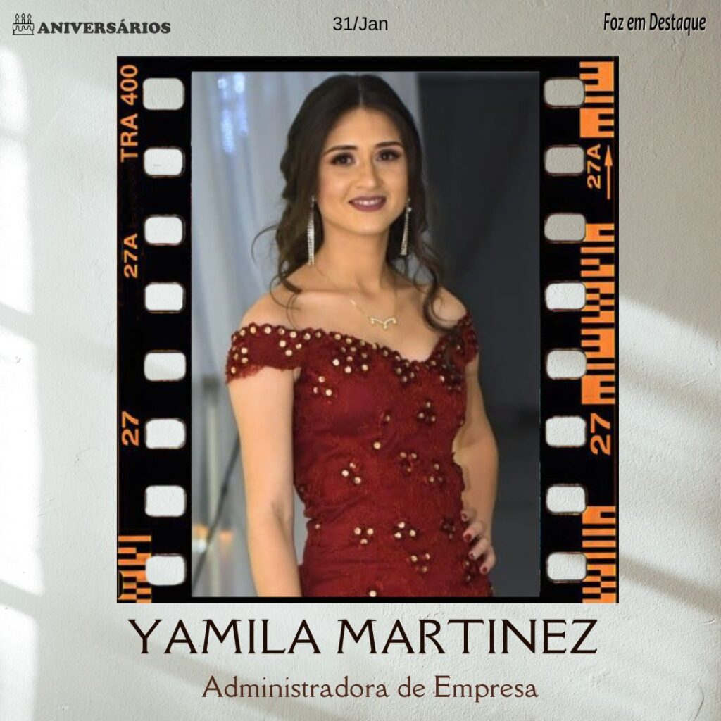 Aniversários 31 de Janeiro 2023 - YAMILA MARTINEZ