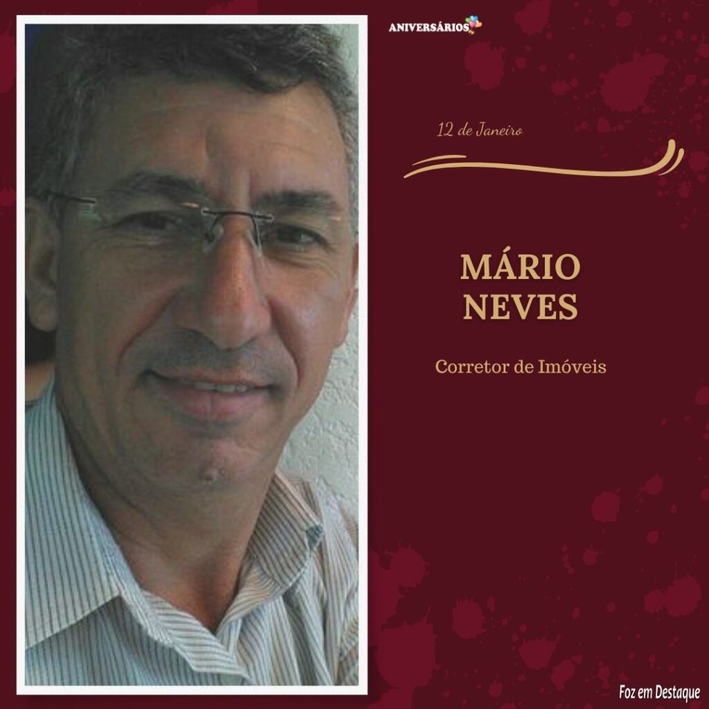 Aniversários 12 de Janeiro- Mário Neves