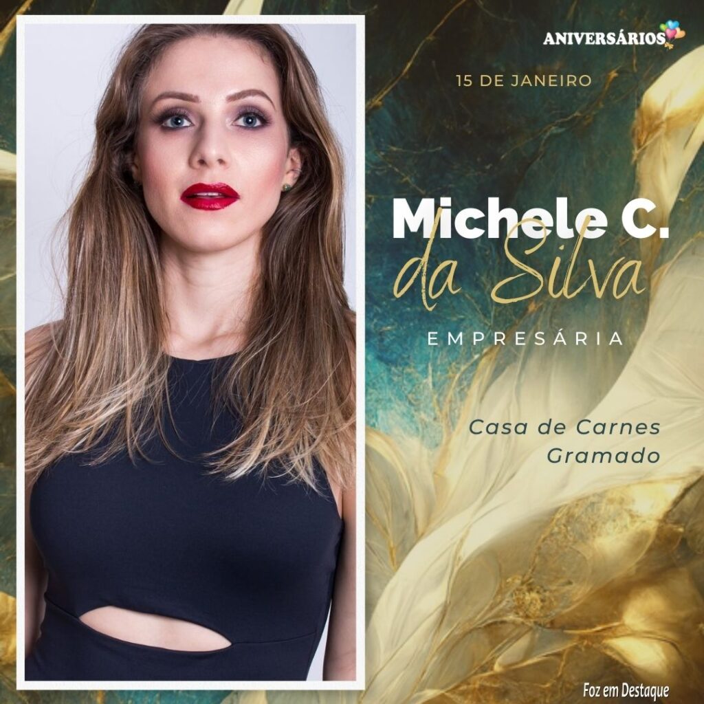 Michele Cristina da Silva Aniversários 15 de Janeiro