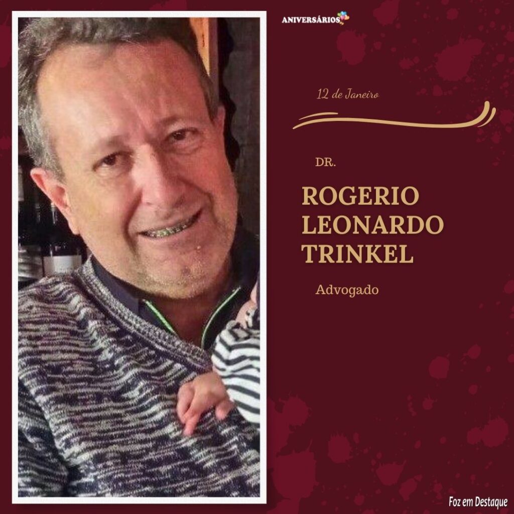 Aniversários 12 de Janeiro-Rogerio Leonardo Trinkel