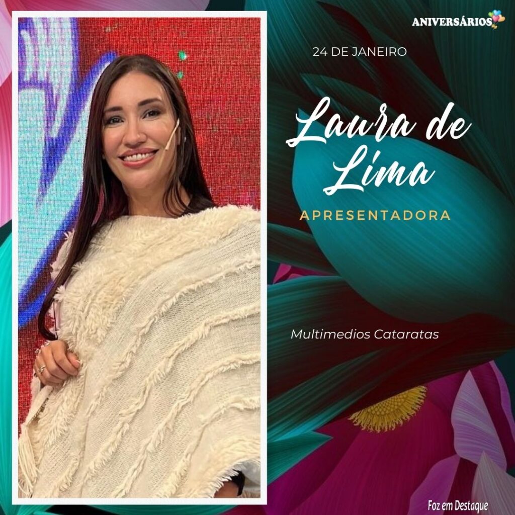 Laura De Lima Aniversários 24 de Janeiro