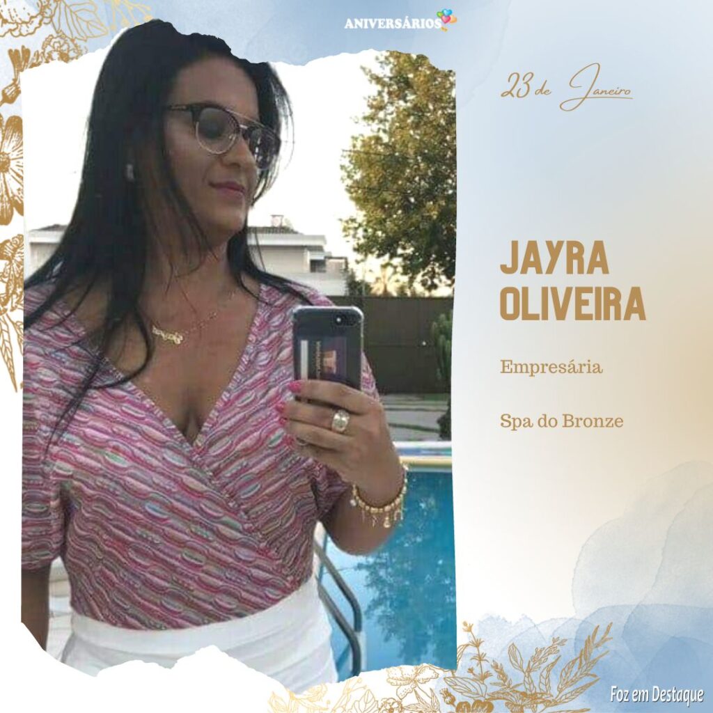 Jayara oliveira gomes foz em destaque