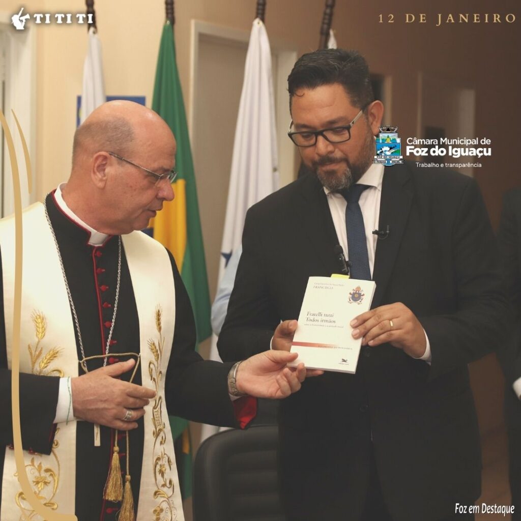 João Morales presidente Câmara Bispo Dom Sérgio de Deus
