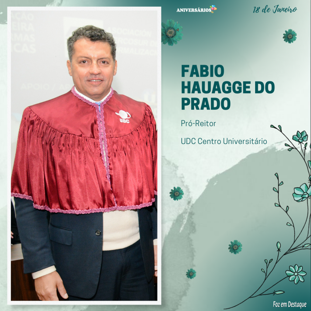 Aniversários 18 de Janeiro Fabio Hauagge do Prado