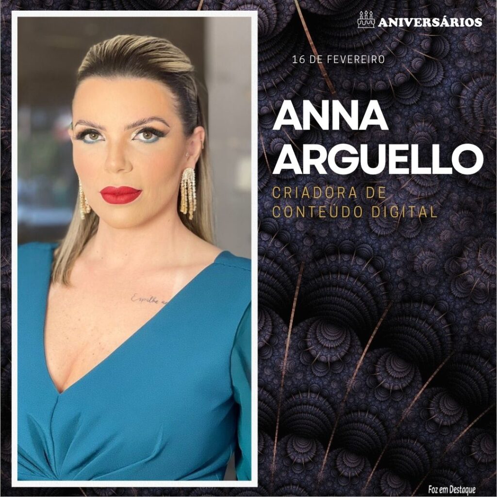 Anna Arguello Aniversários 16 de Fevereiro