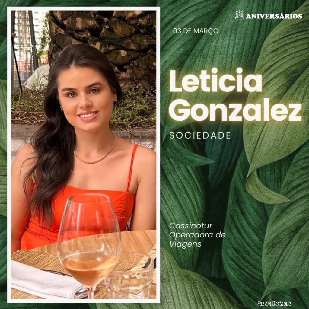Leticia Gonzalez Aniversários 03 de Março