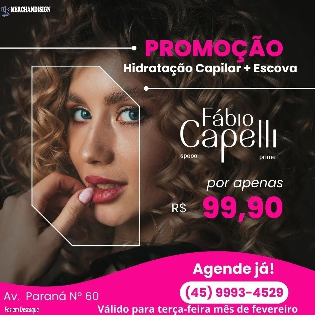 Mega Promoção no Spaço Fábio Capelli MERCHAN-capelli