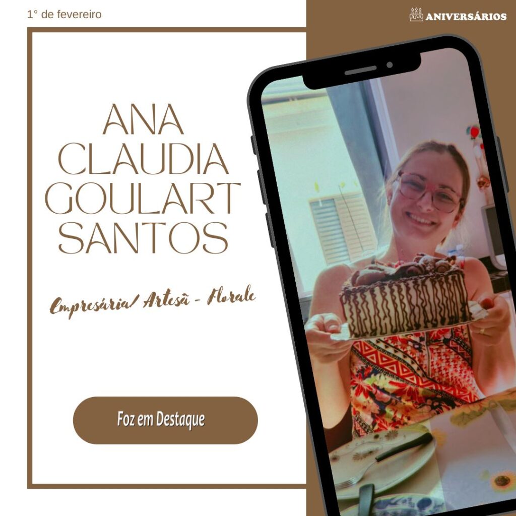 ANA CLAUDI GOULART SANTOS Aniversários 