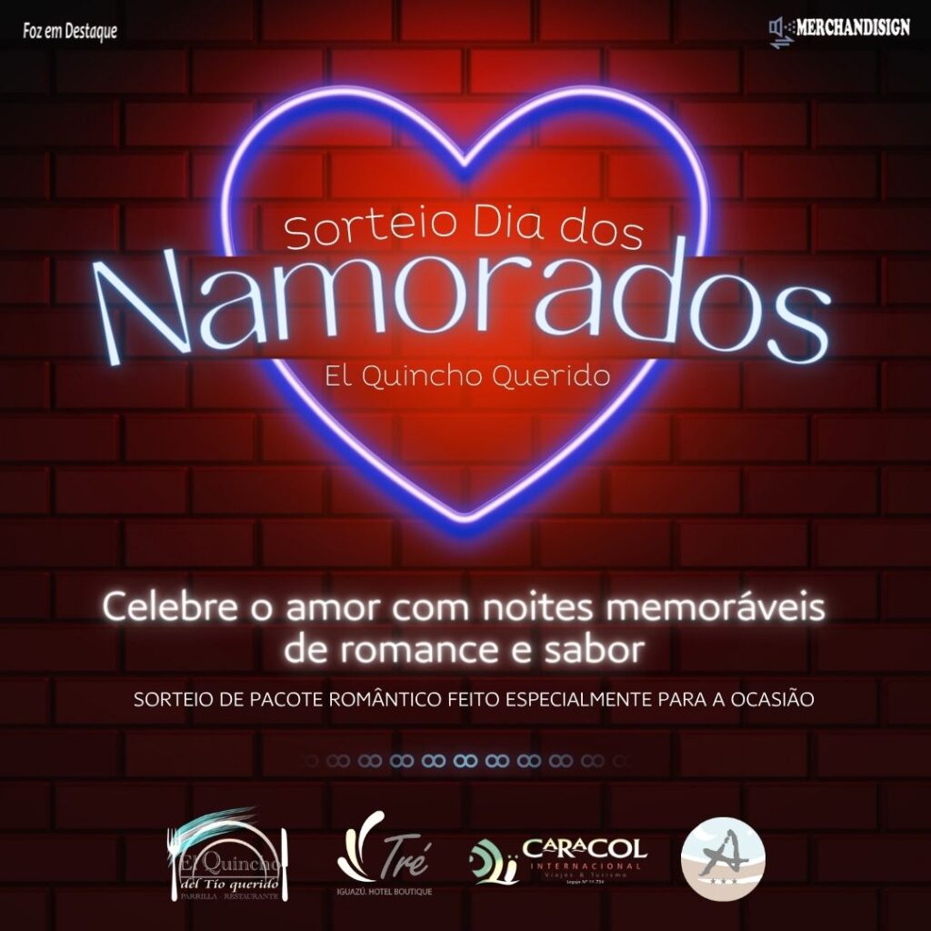Sorteio Dia dos Namorados El Quincho