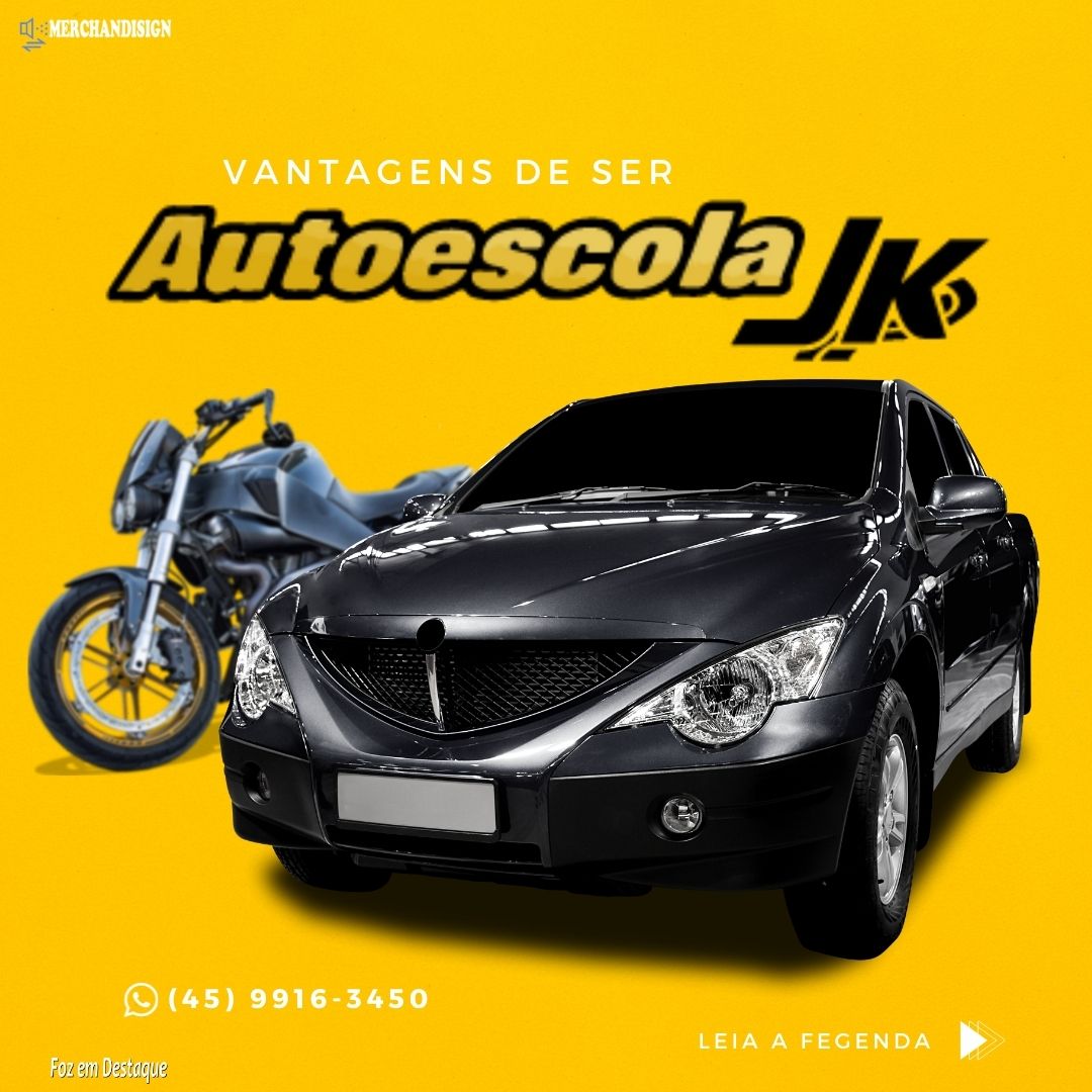 Autoescola em Foz é na JK merchan-jk