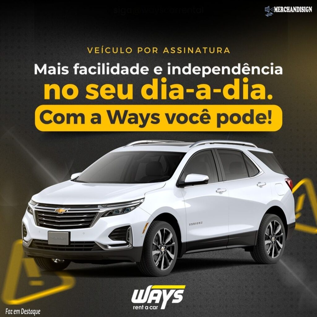 Veículo por assinatura com a Ways