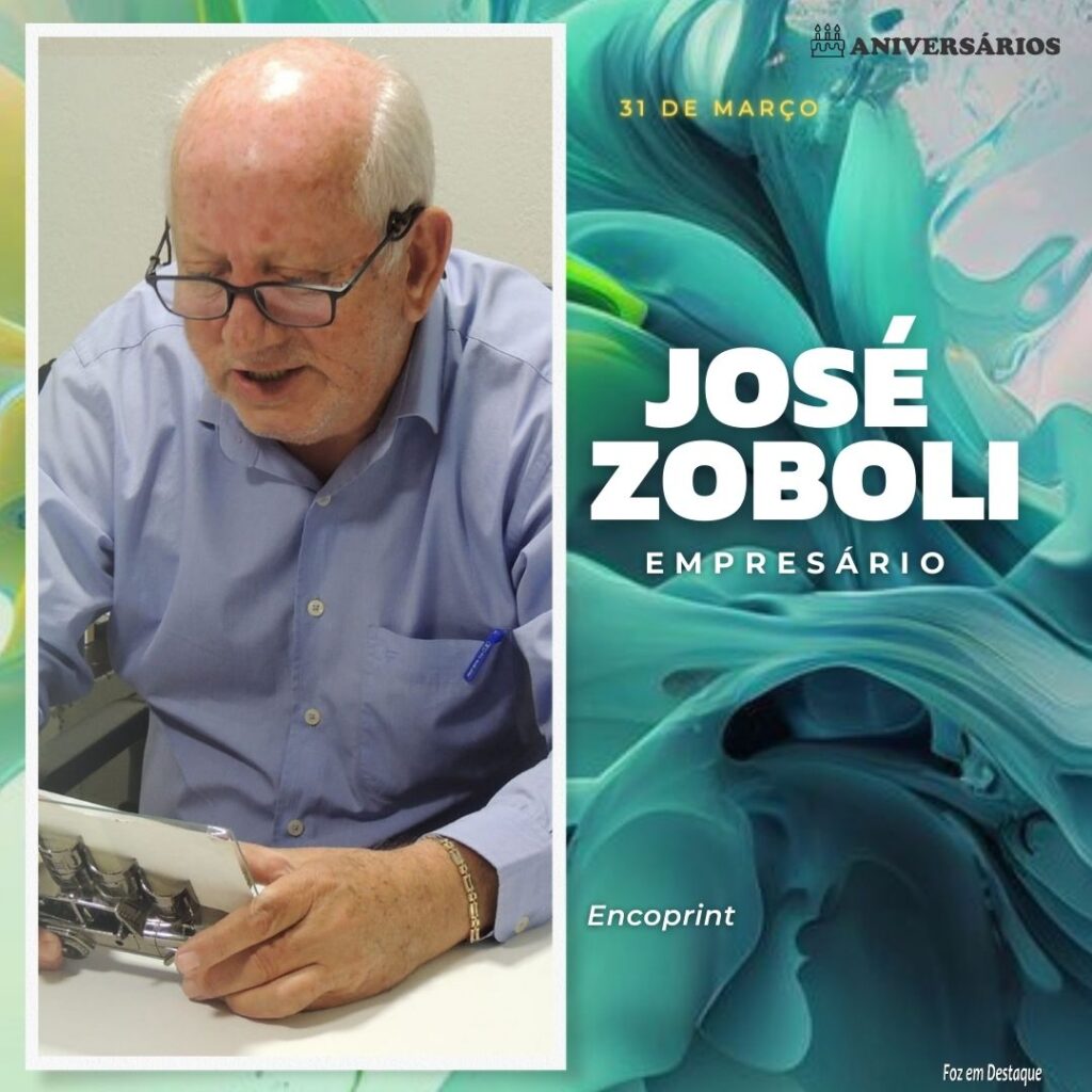José Zoboli Aniversários 31 de Março