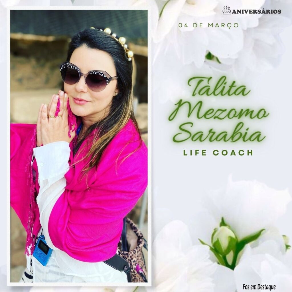 Talita Mezomo Sarabia Aniversários 04 de Março
